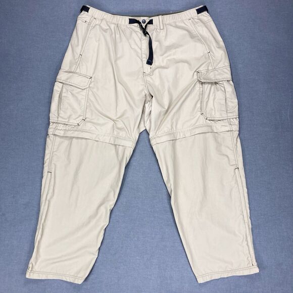 REI Cargo Pants Men XXL Convertible Hiking Relax Fit Lightweight Outdoor UPF 50+ - Picture 1 of 16